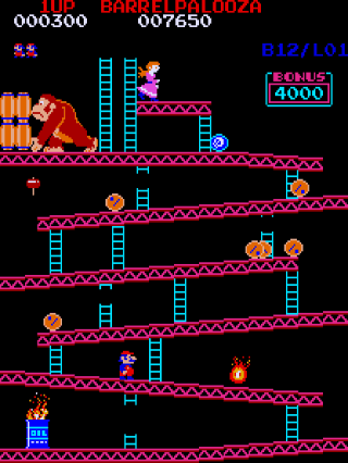 Play Donkey Kong Barrelpalooza — Arcade retro game