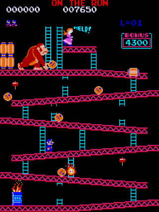 Play Donkey Kong On The Run — Arcade retro game