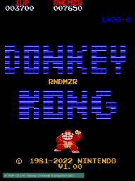 Play Donkey Kong Rndmzr — Arcade retro game