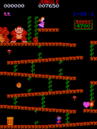 Play Donkey Kong Twisted Jungle — Arcade retro game