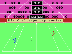 Play Play MSX 1 3D Tennis — msx1 retro game