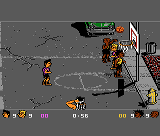 Play Basketbrawl Europe — Atari 7800 retro game