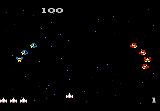 Play Galaga Usa — Atari 7800 retro game
