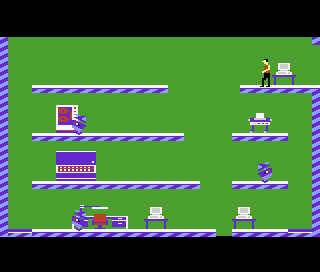 Play Impossible Mission Europe — Atari 7800 retro game