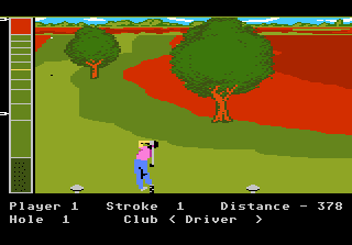 Play Mean 18 Ultimate Golf Usa — Atari 7800 retro game
