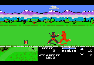 Play Ninja Golf Usa — Atari 7800 retro game
