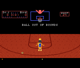 Play One On One Basketball Europe — Atari 7800 retro game