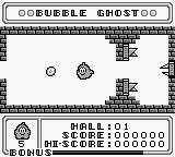 Play Bubble Ghost Japan — Game Boy retro game