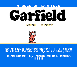 Play Play NES A Week of Garfield (Prototype) — nes retro game