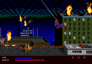 Play 32X Amazing Spider-Man, The - Web of Fire (USA) — sega32x retro game