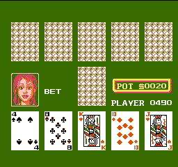 Play Play NES AV Poker (Japan) (Unl) — nes retro game