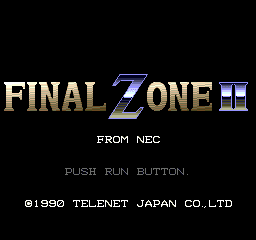Play Play TurboGrafx CD Final Zone II — turbografxcd retro game
