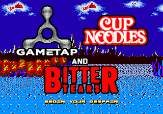 Play 32X GameTap, Cup Noodles, and Bitter Tears — sega32x retro game