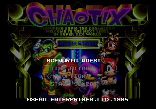 Play 32X Knuckles' Chaotix (Feb 2, 1995 prototype) — sega32x retro game