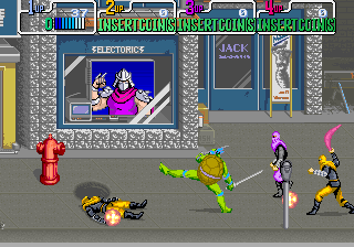 Teenage Mutant Ninja Turtles World 4 Players