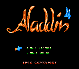 Play NES Aladdin 4 (1995) (Unl)