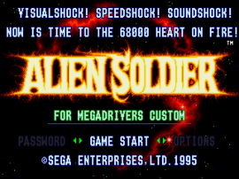 Play Genesis Alien Soldier (Japan)