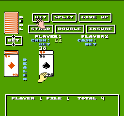 Play NES Blackjack (USA) (Unl)