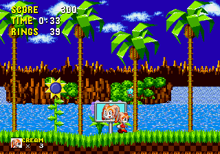 Play Genesis Cream and Cheese in Sonic the Hedgehog