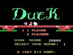 Play NES Duck Maze (Australia) (Unl)