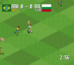Play SNES Fever Pitch Soccer (Europe) (Beta)