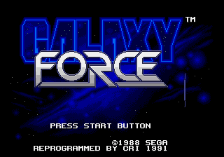 Play Genesis Galaxy Force II (World) (Rev B)
