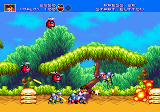 Play Genesis Gunstar Heroes (USA)