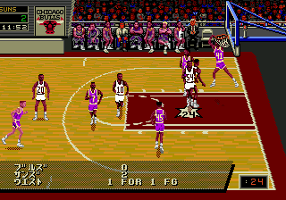 Play Genesis NBA Pro Basketball '94 (Japan)