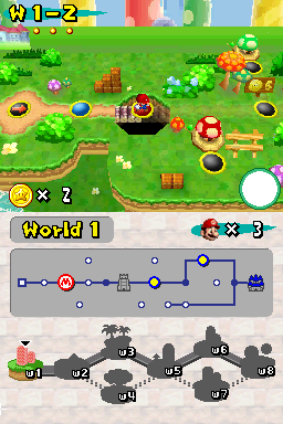 DS New Super Mario Bros. 5: Clone Tag Team