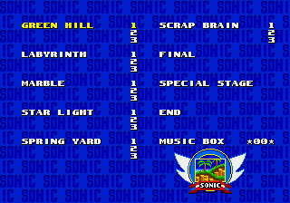 Play Genesis project Sonic erazor DEMO