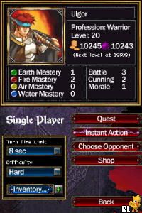 DS Puzzle Quest - Challenge of the Warlords (Europe)