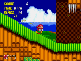 Play Genesis Sonic & Knuckles + Sonic the Hedgehog 2 (World)