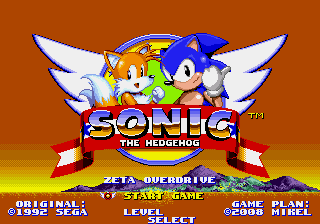 Play Genesis Sonic Zeta Overdrive
