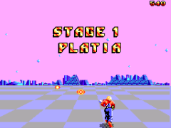 Master System Space Harrier 3-D (USA, Europe)