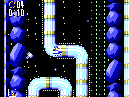 Master System Spin Dash in Sonic 2 SMS