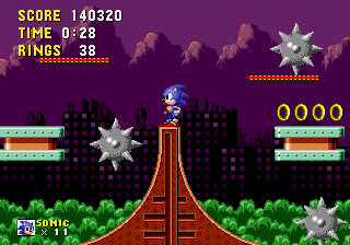 Play Genesis Super Sonic in Sonic the Hedgehog