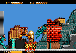 Play Genesis Two Crude Dudes (Europe)