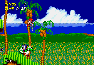 Play Genesis Yoshi in Sonic 2
